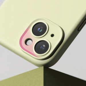 Etui Ringke Silicone Magnetic MagSafe Apple iPhone 15 Sunny Lime