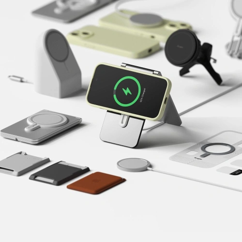 Kup Etui Ringke Silicone Magnetic MagSafe Apple iPhone 15 Napfényzöld - RGK1864 - {ean13} - Sklep Home Screen