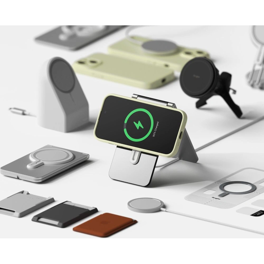 Etui Ringke Silicone Magnetic MagSafe Apple iPhone 15 Sunny Lime