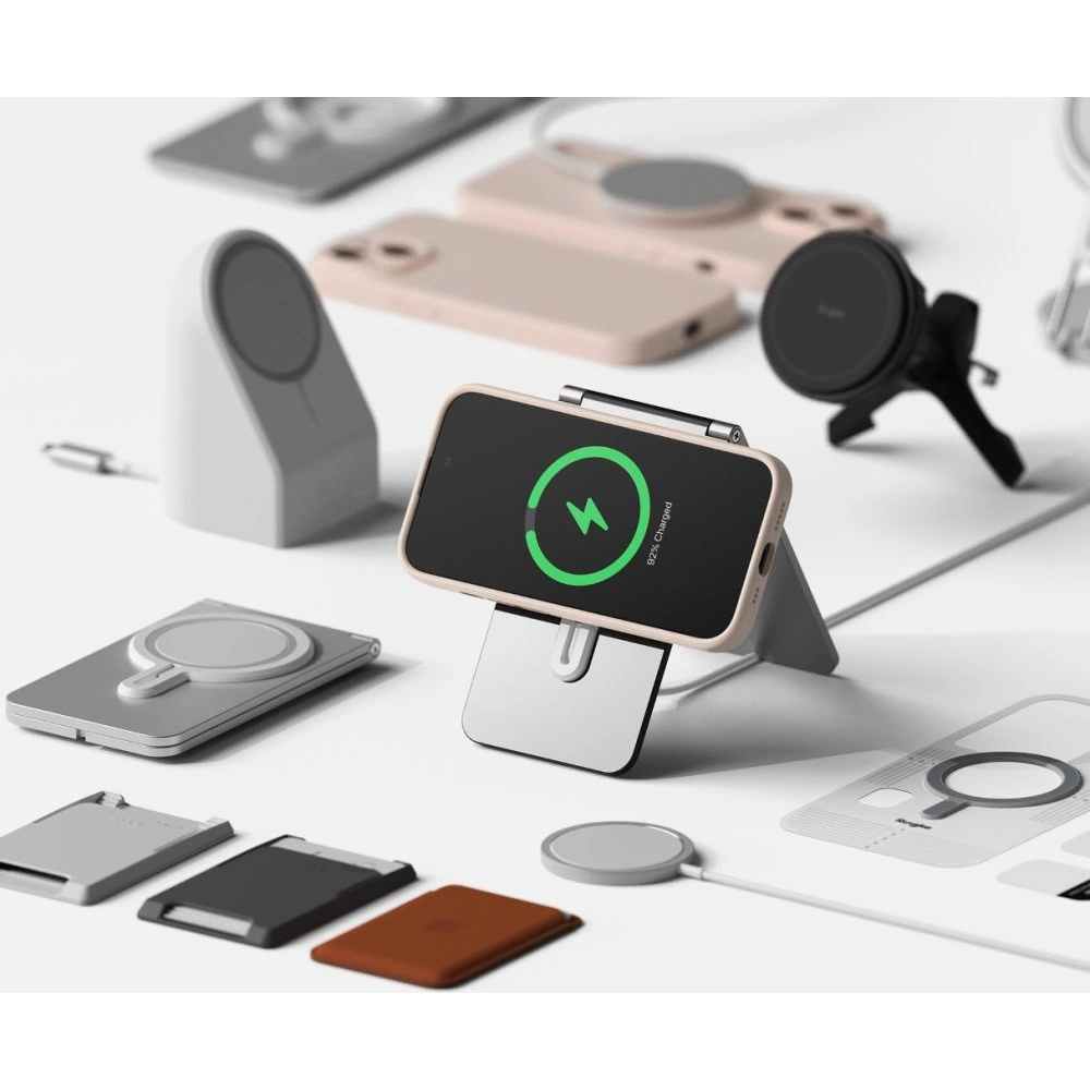 Etui Ringke Silicone Magnetic MagSafe Apple iPhone 15 Pink Sand