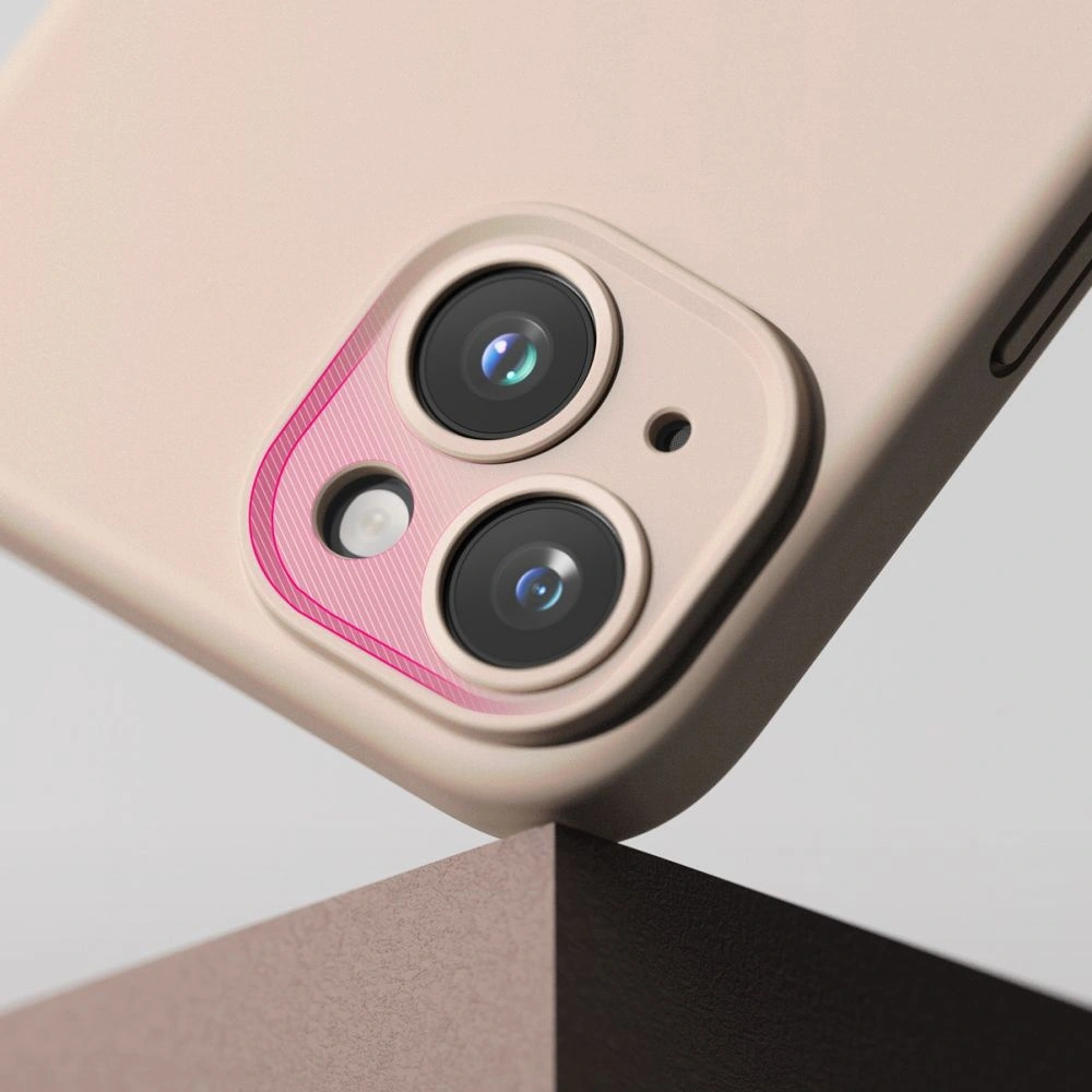 Etui Ringke Silicone Magnetic MagSafe Apple iPhone 15 Pink Sand