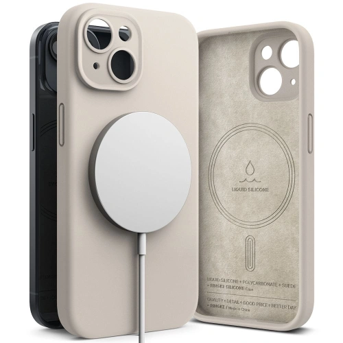 Kup Case Ringke Silikon Magnetisch MagSafe Apple iPhone 15 Stein - RGK1866 - {ean13} - Sklep Home Screen