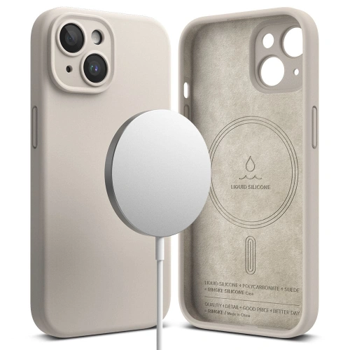 Kup Case Ringke Silikon Magnetisch MagSafe Apple iPhone 15 Stein - RGK1866 - {ean13} - Sklep Home Screen