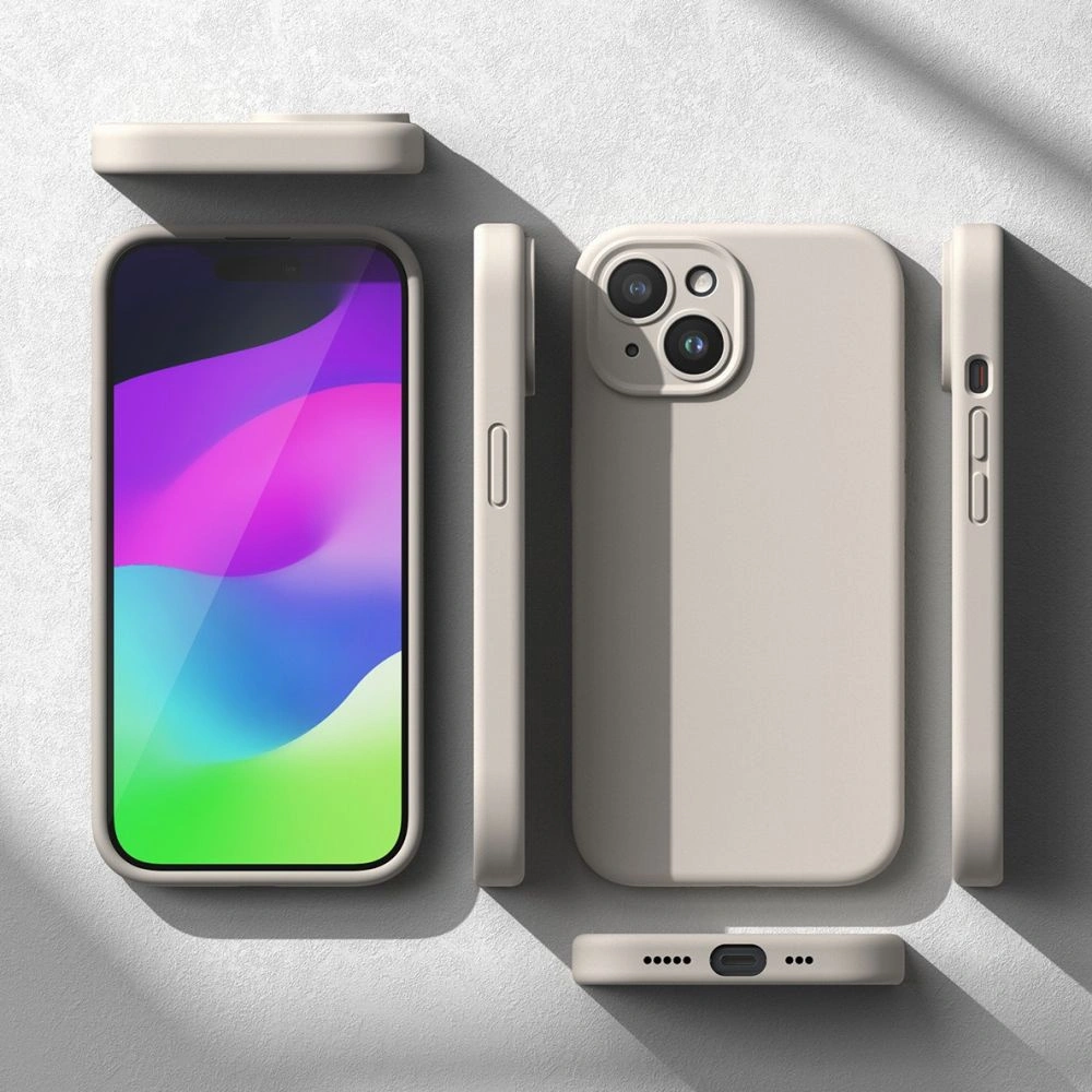 Etui Ringke Silicone Magnetic MagSafe Apple iPhone 15 Stone