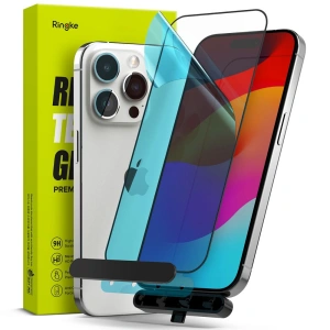Buy Ringke Tempered Glass Apple iPhone 15 Pro Max Black - RGK1867 - {ean13} - Home Screen Store Europe