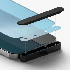 Kup Gehärtetes Glas Ringke Tempered Glass Apple iPhone 15 Pro Max Schwarz - RGK1867 - {ean13} - Sklep Home Screen