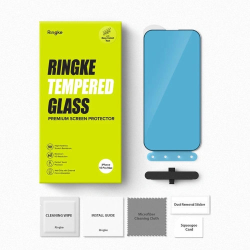 Kup Szkło hartowane Ringke Tempered Glass Apple iPhone 15 Pro Max Black - RGK1867 - {ean13} - Sklep Home Screen