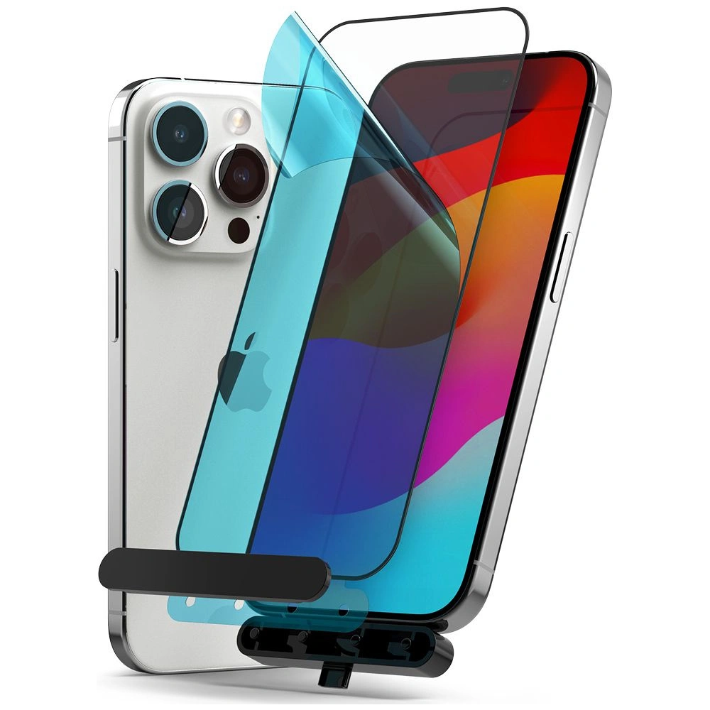 Szkło hartowane Ringke Tempered Glass Apple iPhone 15 Pro Black