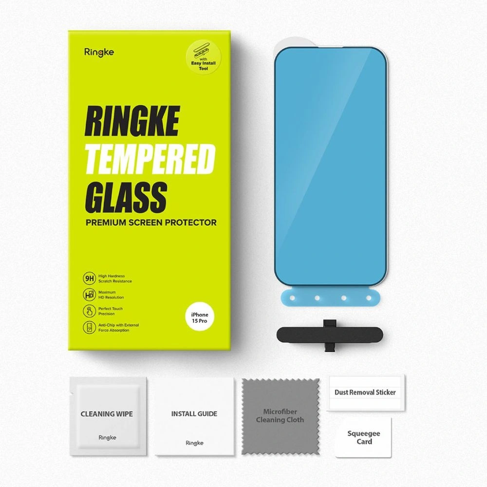 Szkło hartowane Ringke Tempered Glass Apple iPhone 15 Pro Black