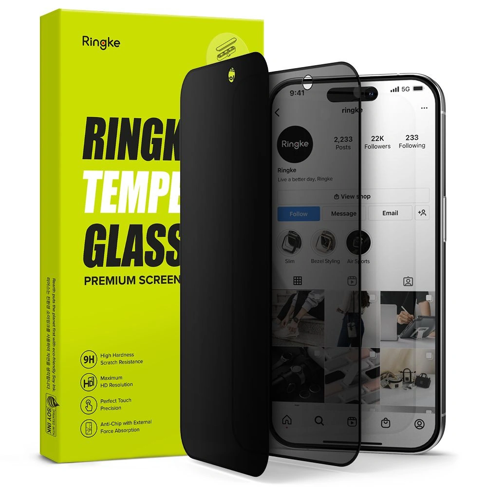 Szkło hartowane Ringke Tempered Glass Apple iPhone 15 Pro Privacy