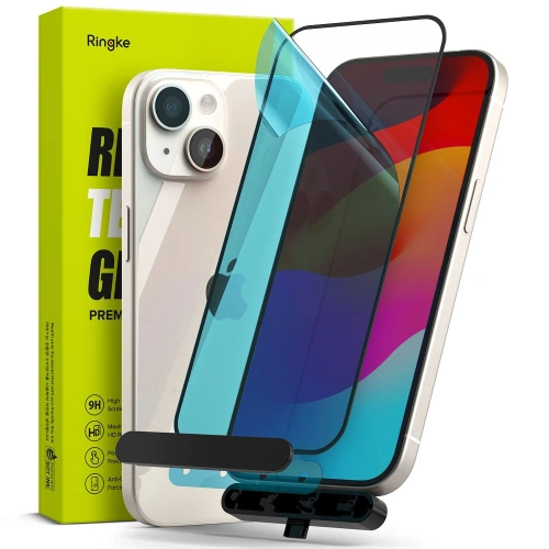 Kup Edzett üveg Ringke Tempered Glass Apple iPhone 15 Fekete - RGK1871 - {ean13} - Sklep Home Screen