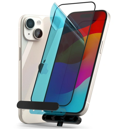Kup Edzett üveg Ringke Tempered Glass Apple iPhone 15 Fekete - RGK1871 - {ean13} - Sklep Home Screen