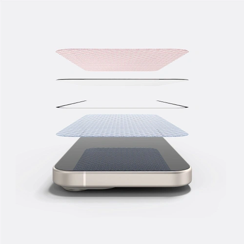 Kup Edzett üveg Ringke Tempered Glass Apple iPhone 15 Fekete - RGK1871 - {ean13} - Sklep Home Screen