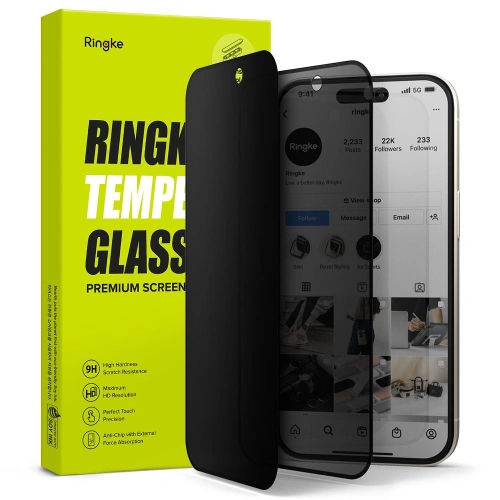 Kup Ringke Apple Sticlă călită Sticlă călită iPhone 15 Confidențialitate - RGK1872 - {ean13} - Sklep Home Screen