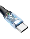 Kup Kabel USB-C z diodą LED Baseus C-shaped QC 3.0 1m (czarny) - BSU376BLK - {ean13} - Sklep Home Screen