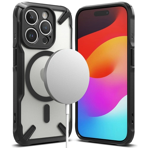 Kup Etui Ringke Fusion-X Magnetic MagSafe Apple iPhone 15 Pro Matt Fekete - RGK1876 - {ean13} - Sklep Home Screen