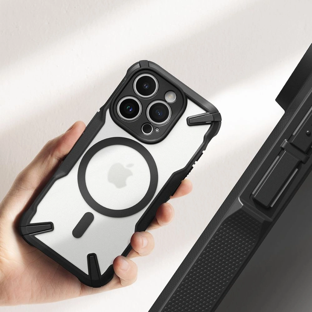 Etui Ringke Fusion-X Magnetic MagSafe Apple iPhone 15 Pro Matte Black