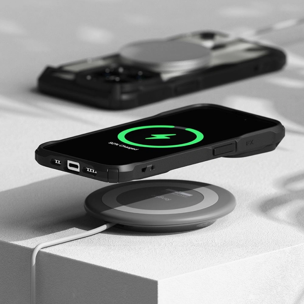 Etui Ringke Fusion-X Magnetic MagSafe Apple iPhone 15 Pro Matte Black