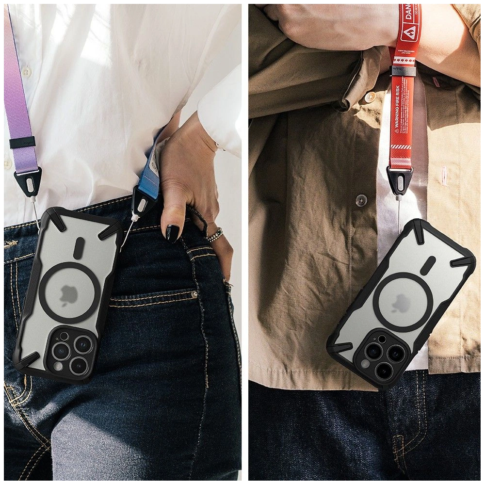 Etui Ringke Fusion-X Magnetic MagSafe Apple iPhone 15 Pro Matte Black