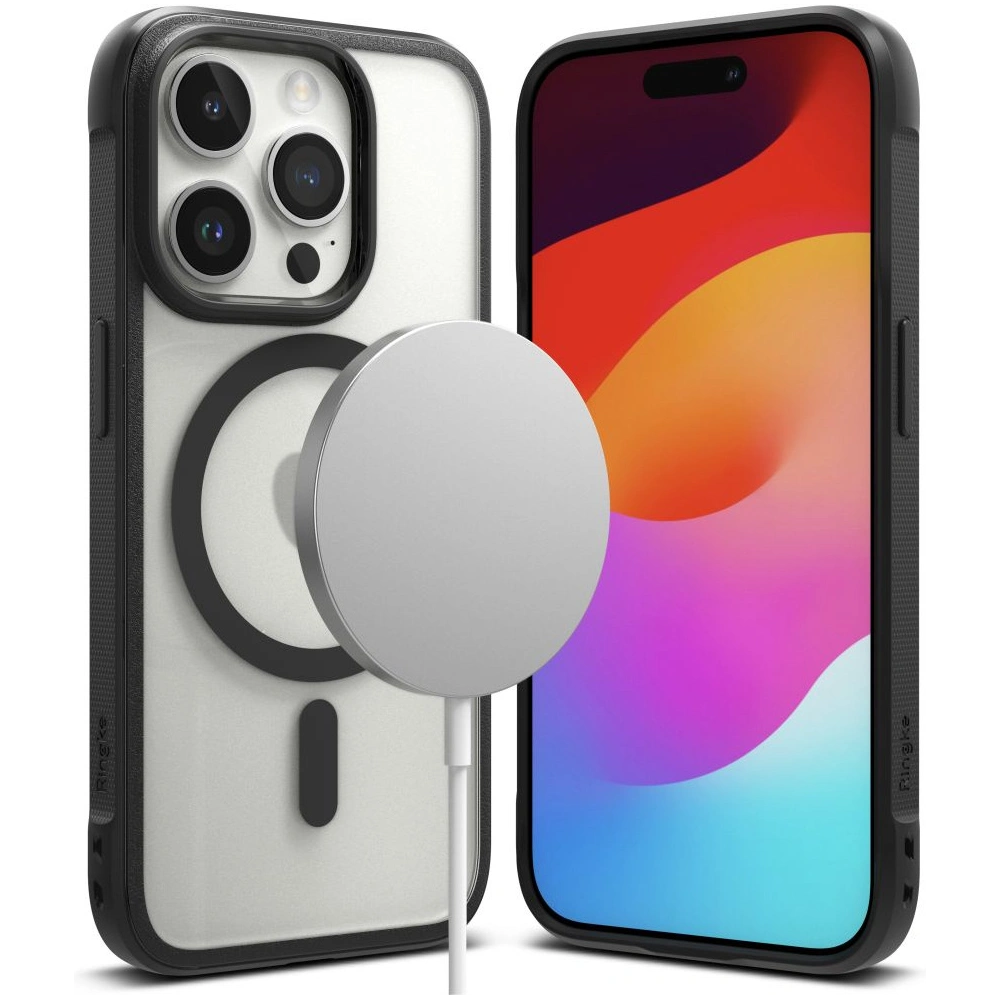 Etui Ringke Fusion Bold Magnetic MagSafe Apple iPhone 15 Pro Matte Black