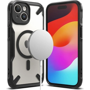 Etui Ringke Fusion-X Magnetic MagSafe Apple iPhone 15 Plus / 14 Plus Matte Black