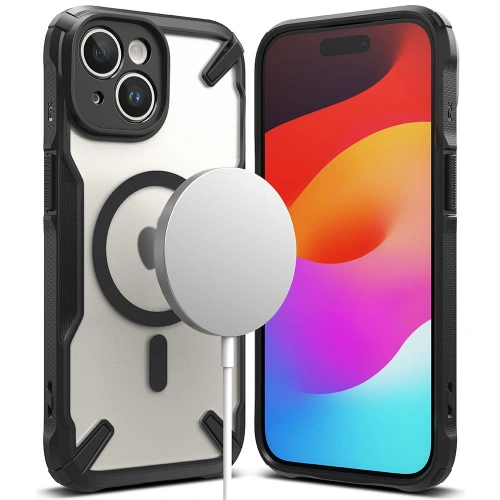Kup Etui Ringke Fusion-X Magnetic MagSafe Apple iPhone 15 Plus / 14 Plus Matt Fekete - RGK1879 - {ean13} - Sklep Home Screen