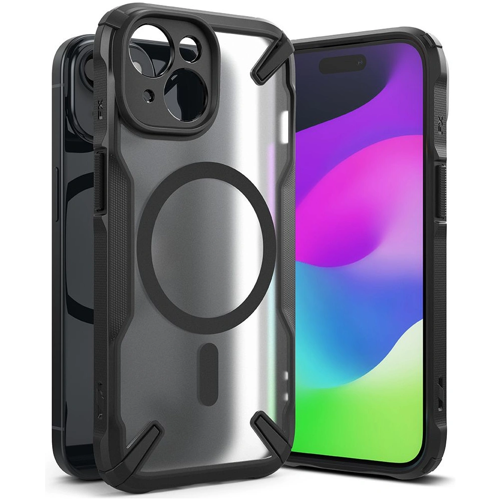 Etui Ringke Fusion-X Magnetic MagSafe Apple iPhone 15 Plus / 14 Plus Matte Black