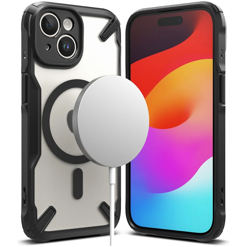 Etui Ringke Fusion-X Magnetic MagSafe Apple iPhone 15 Matte Black