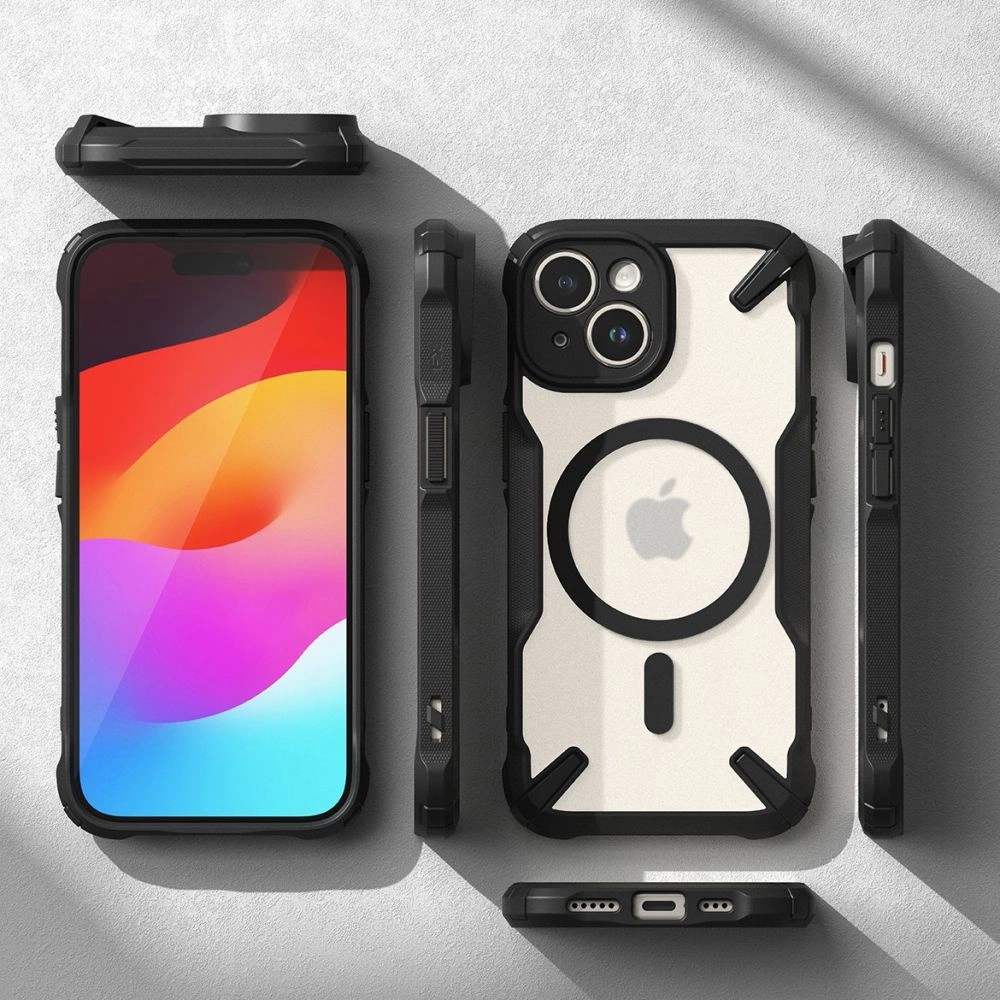 Etui Ringke Fusion-X Magnetic MagSafe Apple iPhone 15 Matte Black