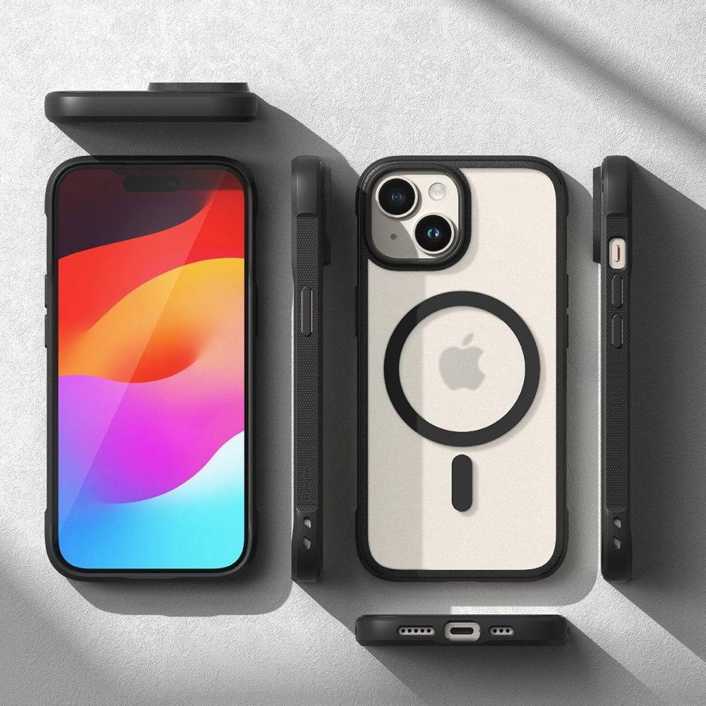 Etui Ringke Fusion Bold Magnetic MagSafe Apple iPhone 15 Matte Black