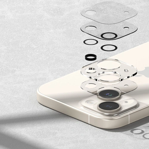 Buy Ringke Camera Protector Glass Apple iPhone 15 / 15 Plus Clear [2 PACK] - RGK1887 - {ean13} - Home Screen Store Europe
