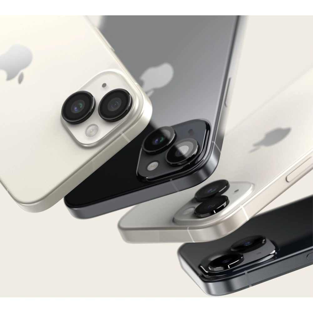 Nakładka Ringke Camera Frame Protector Apple iPhone 15 / 15 Plus Black