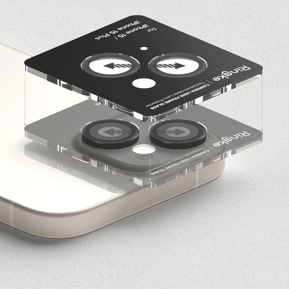 Nakładka Ringke Camera Frame Protector Apple iPhone 15 / 15 Plus Black