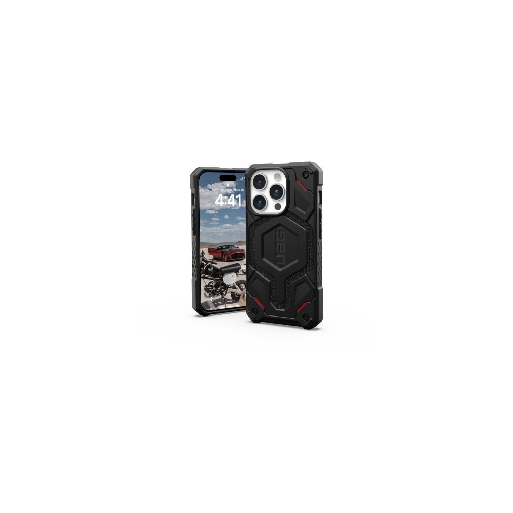 Etui UAG Urban Armor Gear Monarch Pro Apple iPhone 15 Pro MagSafe (kevlar black)