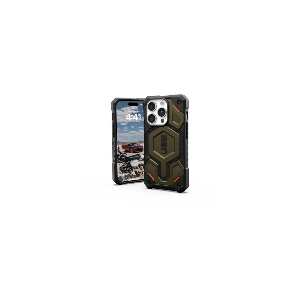 Etui UAG Urban Armor Gear Monarch Pro Apple iPhone 15 Pro MagSafe (kevlar element green)