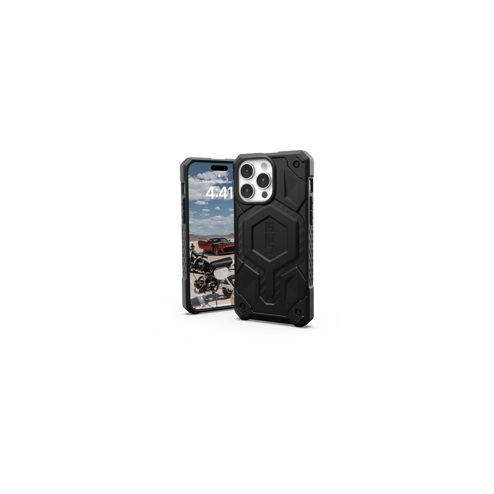 Etui UAG Urban Armor Gear Monarch Pro Apple iPhone 15 Pro Max MagSafe (carbon fiber)