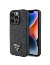 Etui Guess GUHCP15LPCRTHCK Apple iPhone 15 Pro hardcase Croco Triangle Metal Logo černý/black