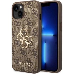 Kup Etui Guess GUHCP15M4GMGBR Apple iPhone 15 Plus / 14 Plus hardcase 4G Big Metal Logo brązowy/brown - GUE2905 - {ean13} - Sklep Home Screen