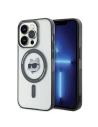 Karl Lagerfeld Apple Caz KLHMP15LHCHNOTK iPhone 15 Pro hardcase IML Choupette`s Head MagSafe transparent