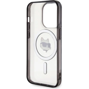 Etui Karl Lagerfeld KLHMP15LHCHNOTK Apple iPhone 15 Pro hardcase IML Choupette`s Head MagSafe transparent
