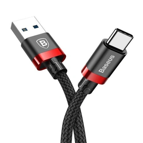 Buy Baseus Golden Belt USB-A to USB-C 3A 1m Red - BSU380RED - {ean13} - Home Screen Store Europe