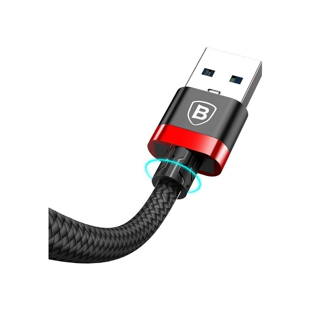 Kabel USB-C USB 3.0 Baseus Golden Belt 3A 1m (czerwony)