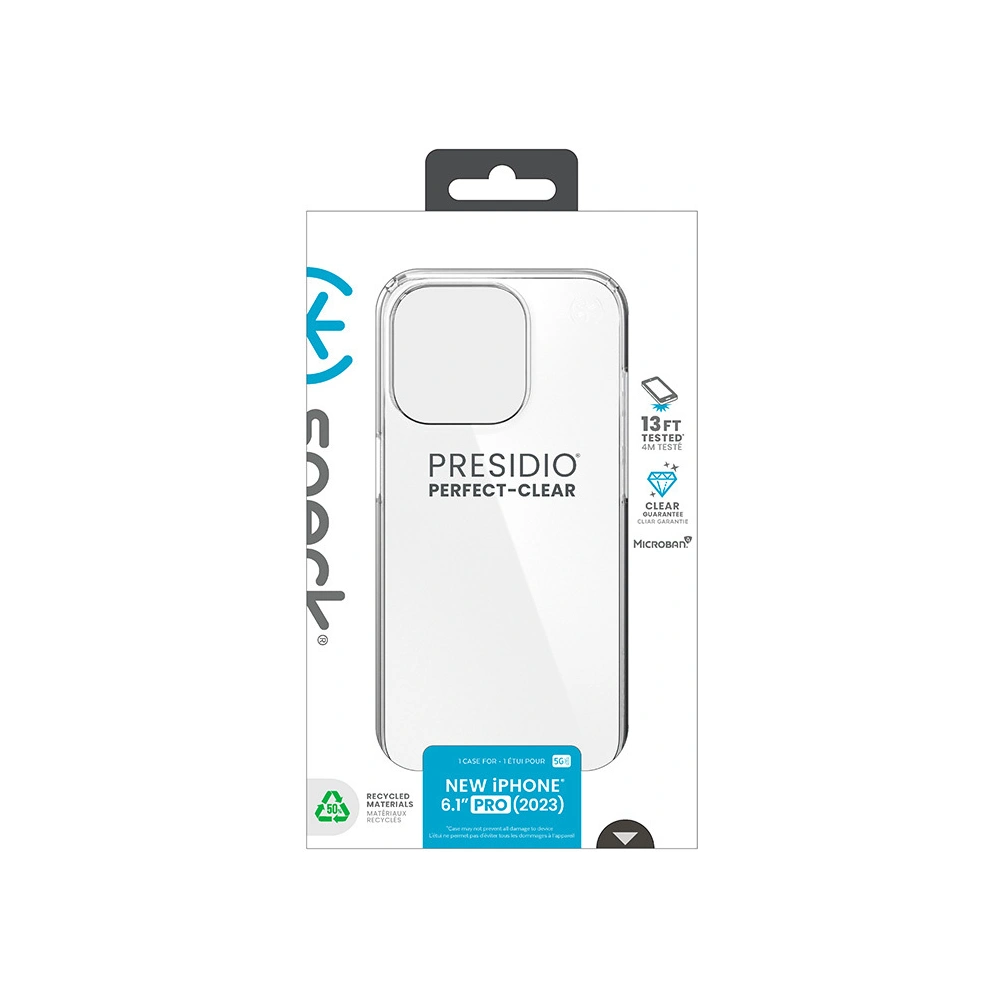 Etui Speck Presidio Perfect-Clear Apple iPhone 15 Pro (Clear)