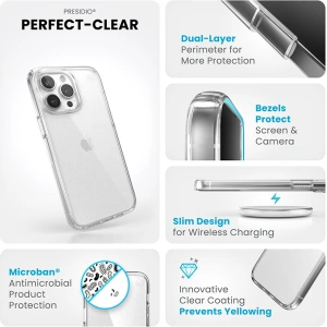 Buy Speck Presidio Perfect-Clear Apple iPhone 15 Pro Max (Clear) - SPK487 - {ean13} - Home Screen Store Europe