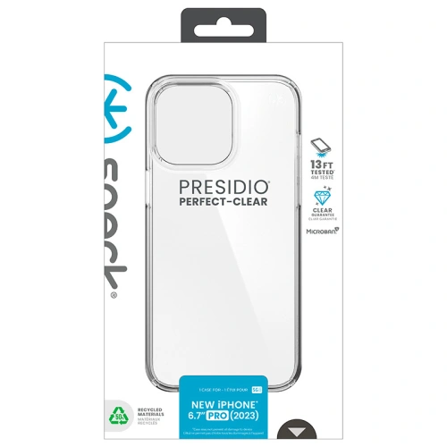Kup Etui Speck Presidio Perfect-Clear Apple iPhone 15 Pro Max (Čiré) - SPK487 - {ean13} - Sklep Home Screen