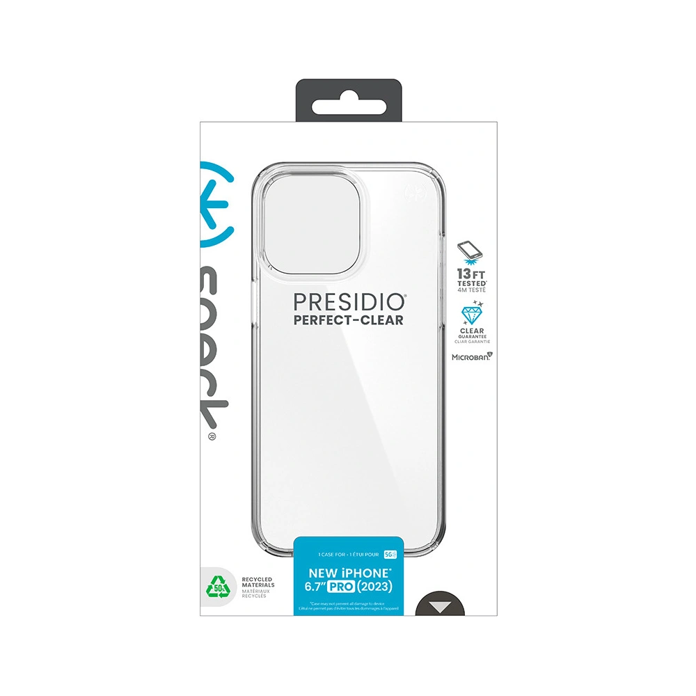 Etui Speck Presidio Perfect-Clear Apple iPhone 15 Pro Max (Clear)
