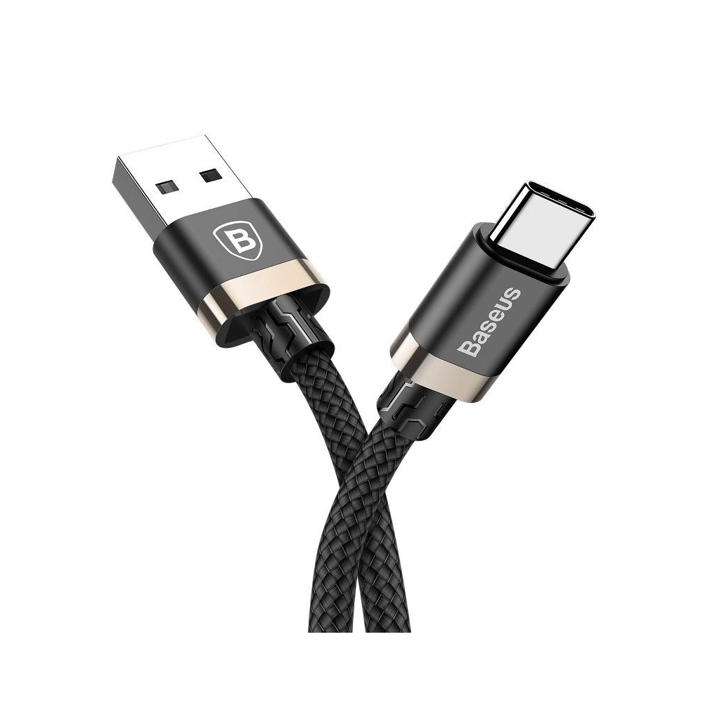 Kabel USB-C USB 3.0 Baseus Golden Belt 3A 1m (złoty)