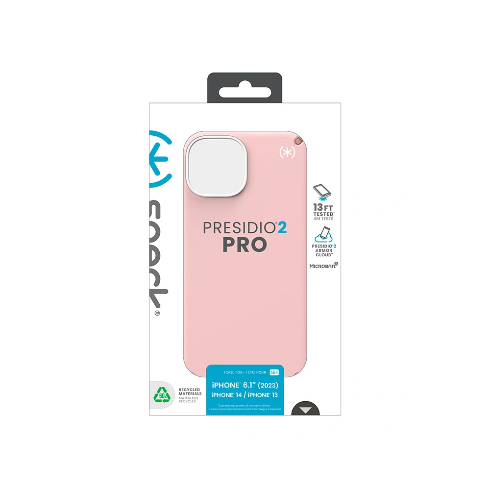 Etui Speck Presidio2 Pro Apple iPhone 15 (Dahlia Pink/Rose Copper/White)