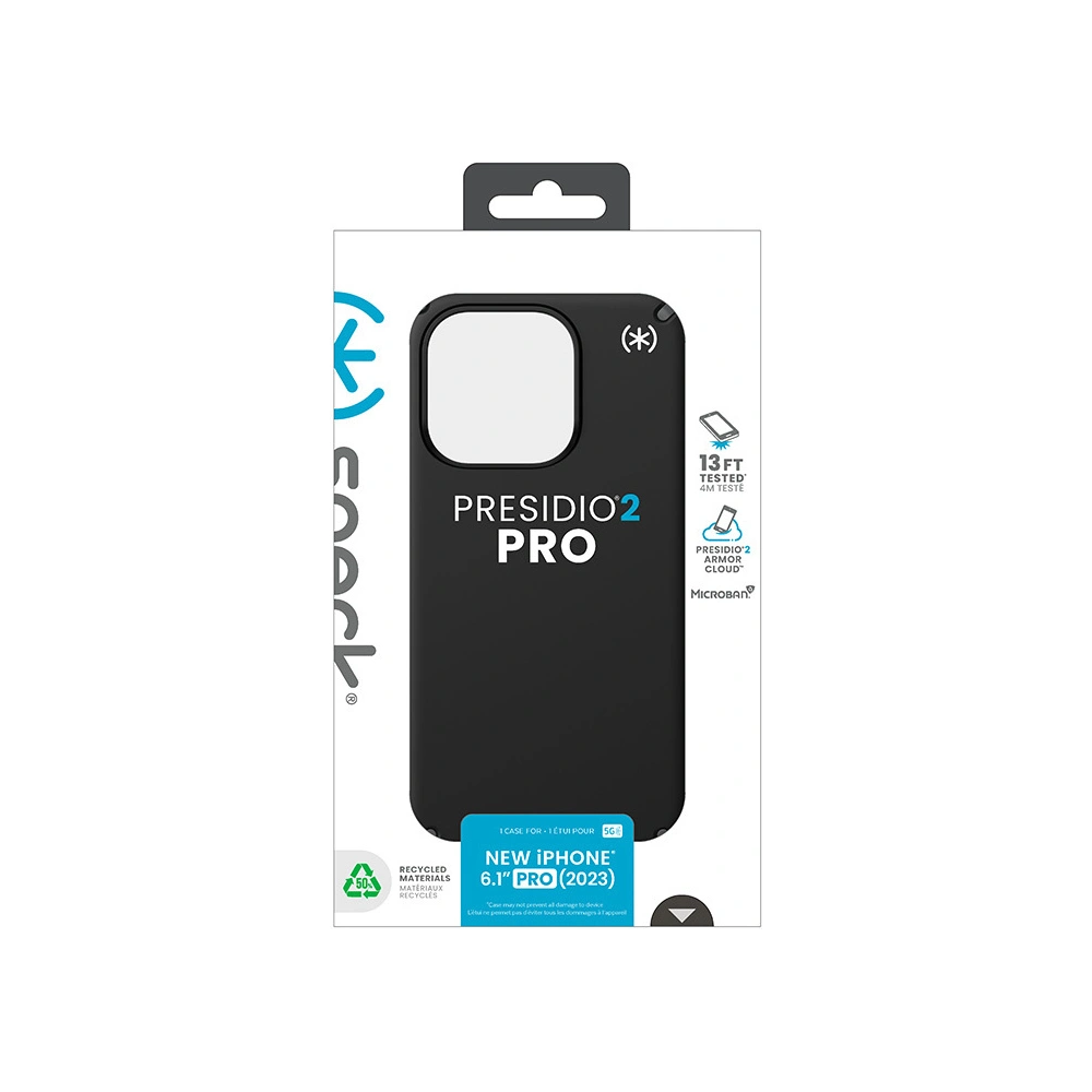 Etui Speck Presidio2 Pro Apple iPhone 15 Pro (Black/Slate Grey/White)
