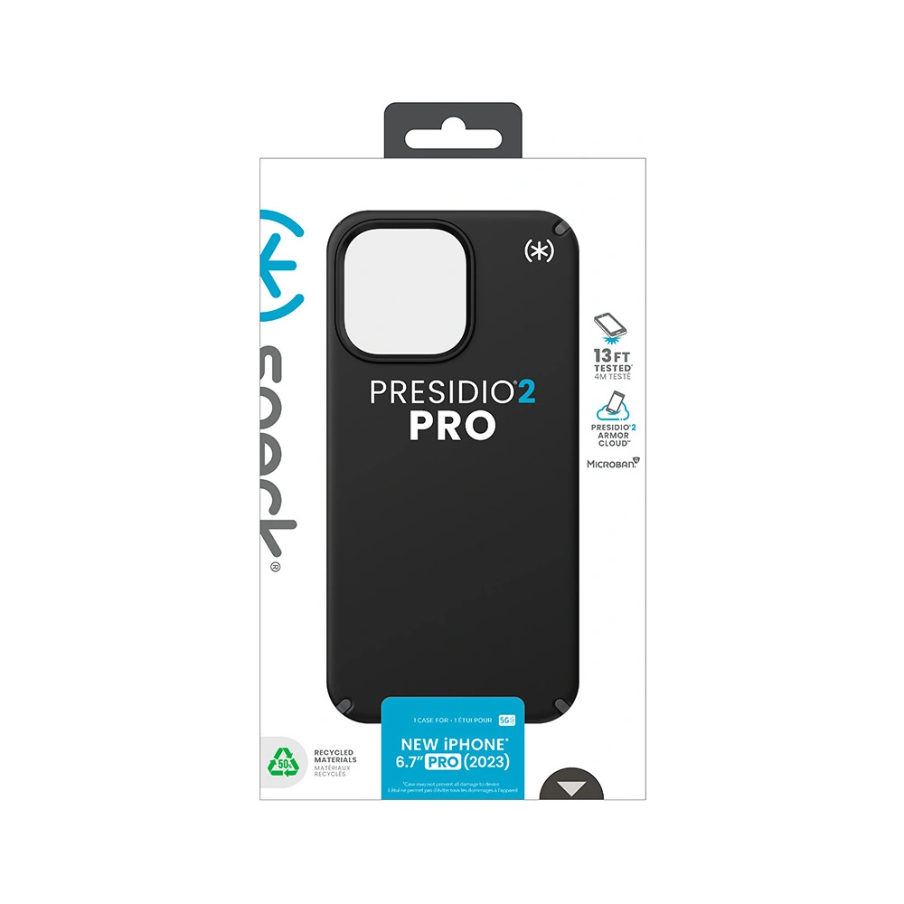 Etui Speck Presidio2 Pro Apple iPhone 15 Pro Max (Black/Slate Grey/White)